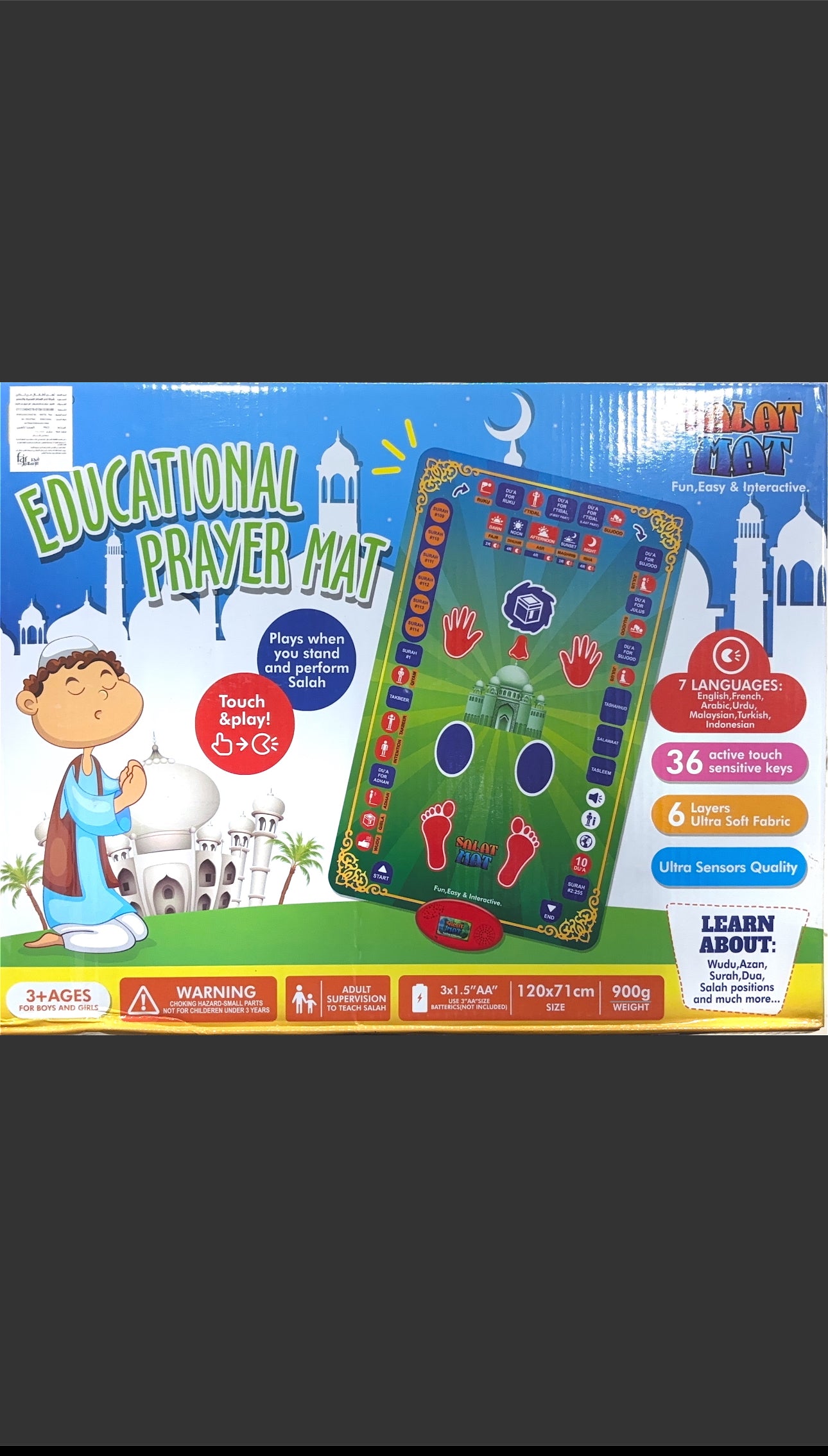 Tapis De Prière Interactif Éducatif